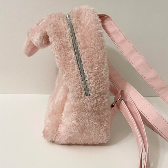 Loungefly Sanrio My Melody Fuzzy Mini Backpack Bag Flaws - Picture 7 of 16